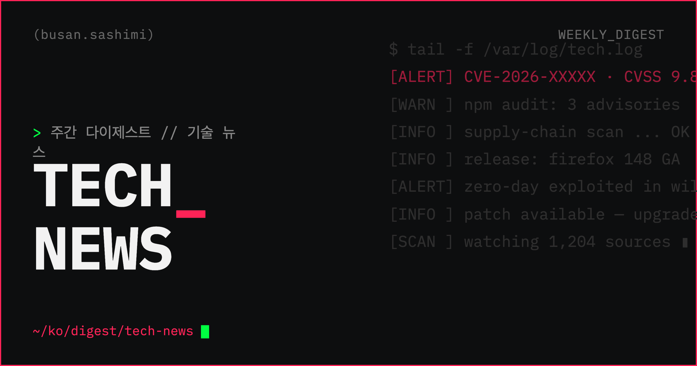 Weekly Digest // TECH_NEWS — Week 26-2026
