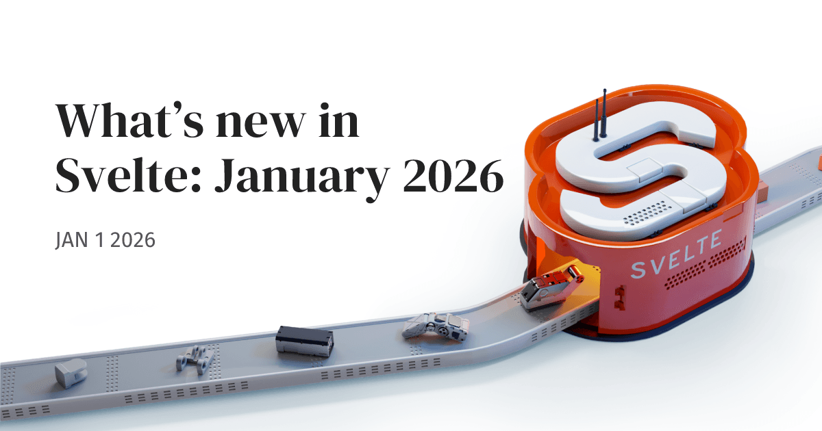 Svelteの新着情報:2026年1月