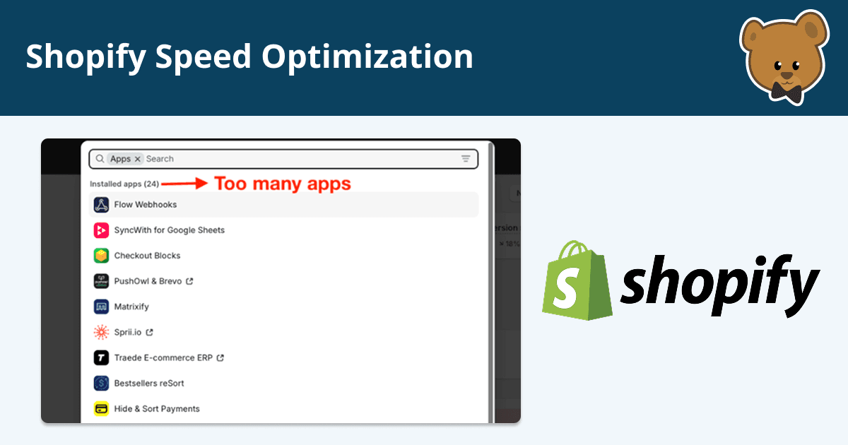 Shopify Speed Optimization:本当のBottleneckを直す