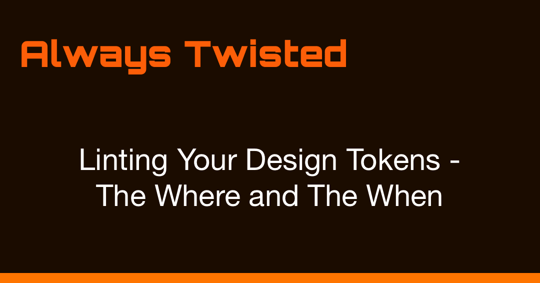 Design Token을 어디에서 Lint할 것인가