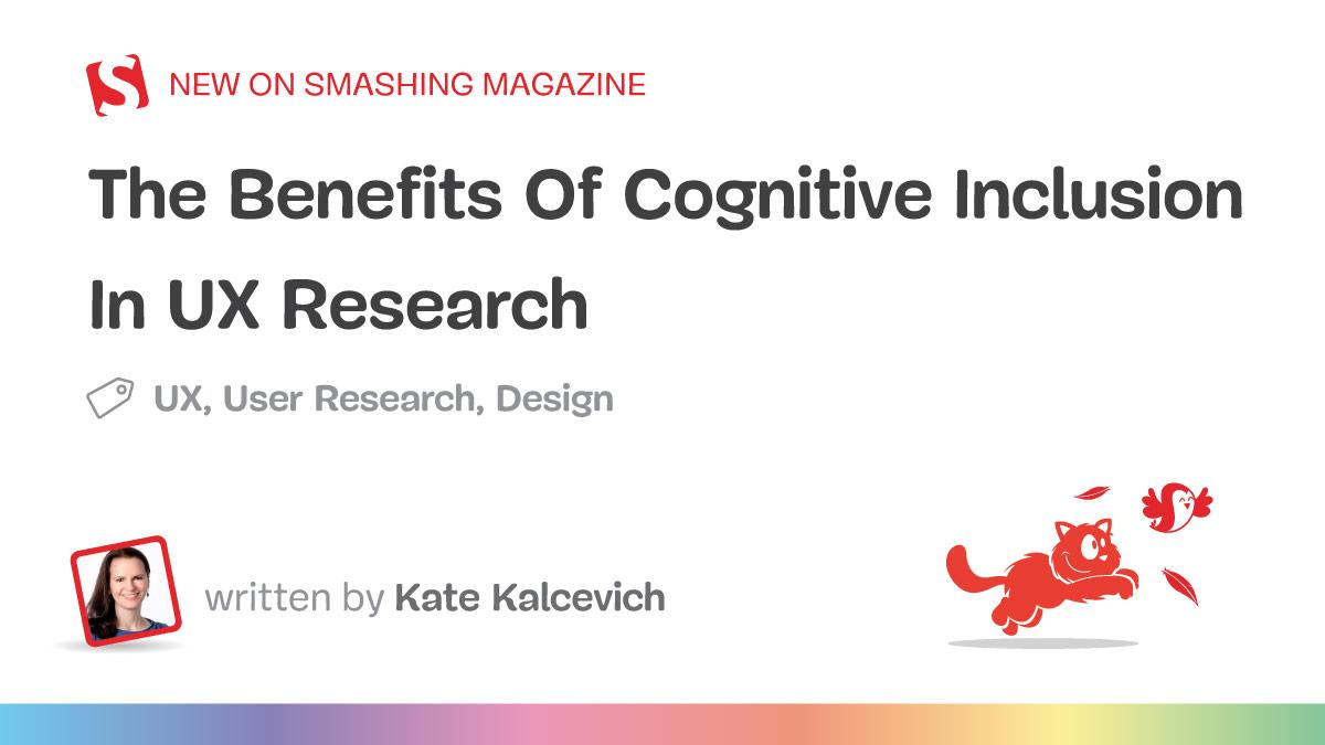 UX Research에서 Cognitive Inclusion의 이점