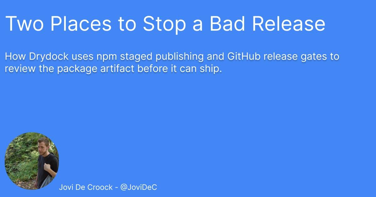 Bad Releaseを止める二つの場所
