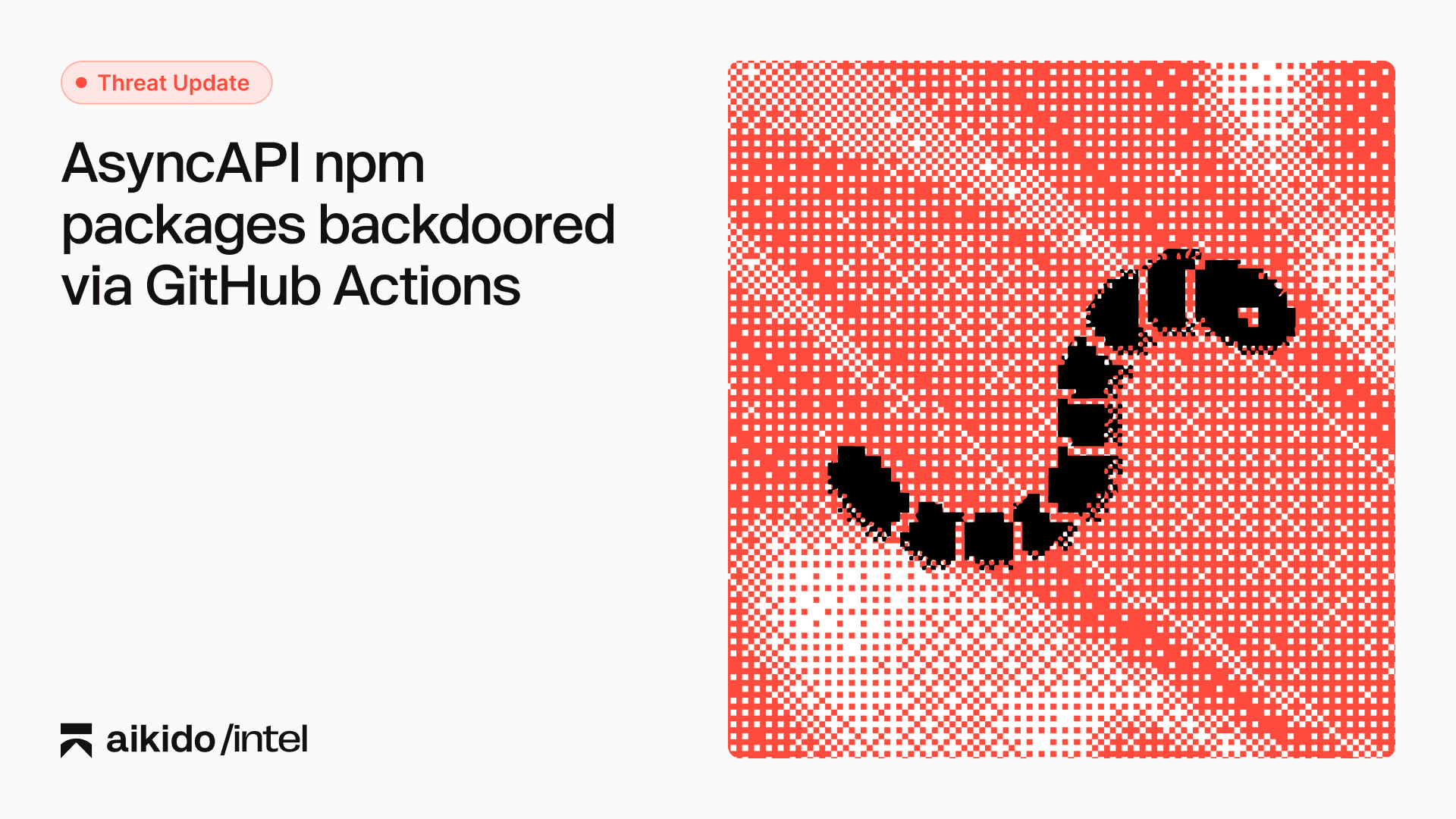 AsyncAPI npm 패키지, GitHub Actions 통해 백도어 설치됨