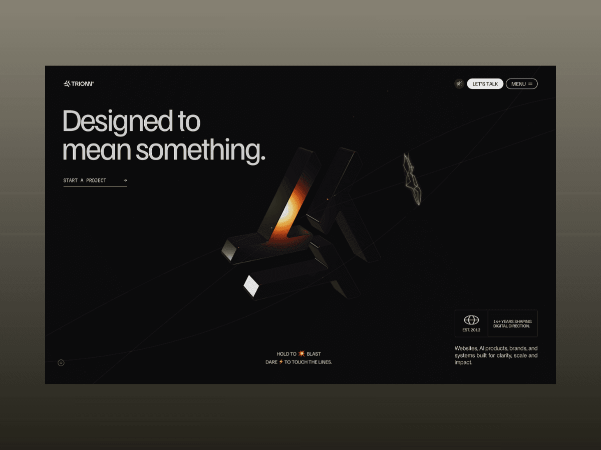 Trionn의 아키텍처: GSAP, Three.js, Lenis, Web Audio 조율하기 | Codrops