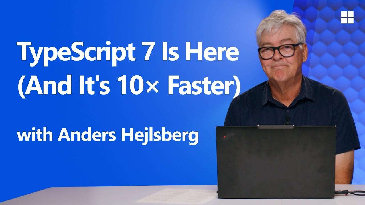 TypeScript 7: Go로의 네이티브 재작성으로 10배 빌드 속도 달성