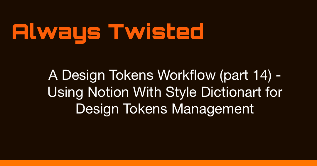Design Token 관리를 위해 Notion과 Style Dictionary 활용하기